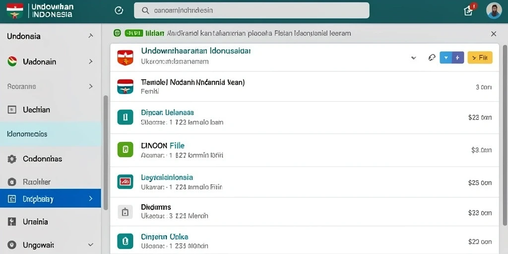Tampilan antarmuka yang intuitif dan mudah digunakan.