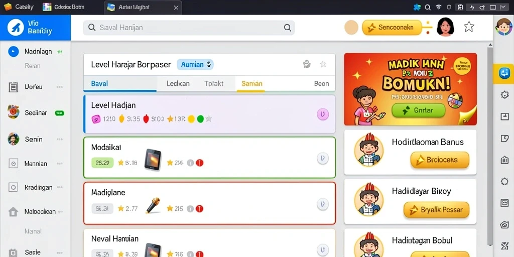 Screenshot menampilkan karakter utama dalam aksi.