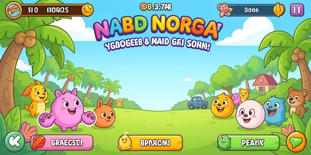 Screenshot menampilkan karakter utama dalam aksi seru.